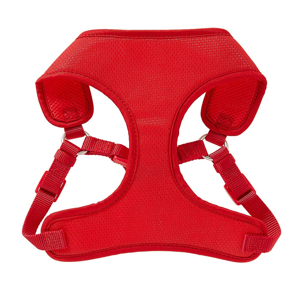 3pc SET Top Paw Mesh Comfort Step-In Small Dog or Cat Harness in Red - Picture 3 of 11